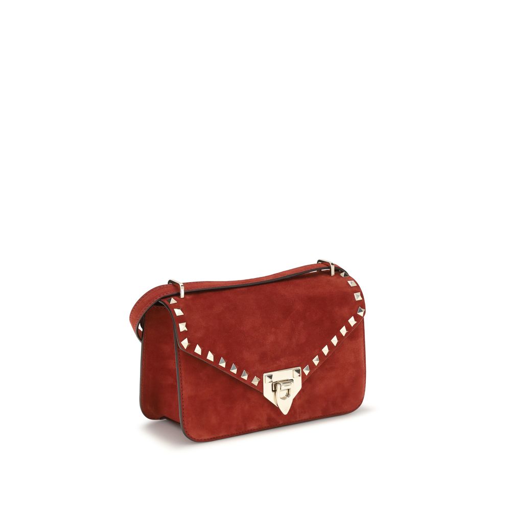Rockstud Mini Suede Shoulder Bag