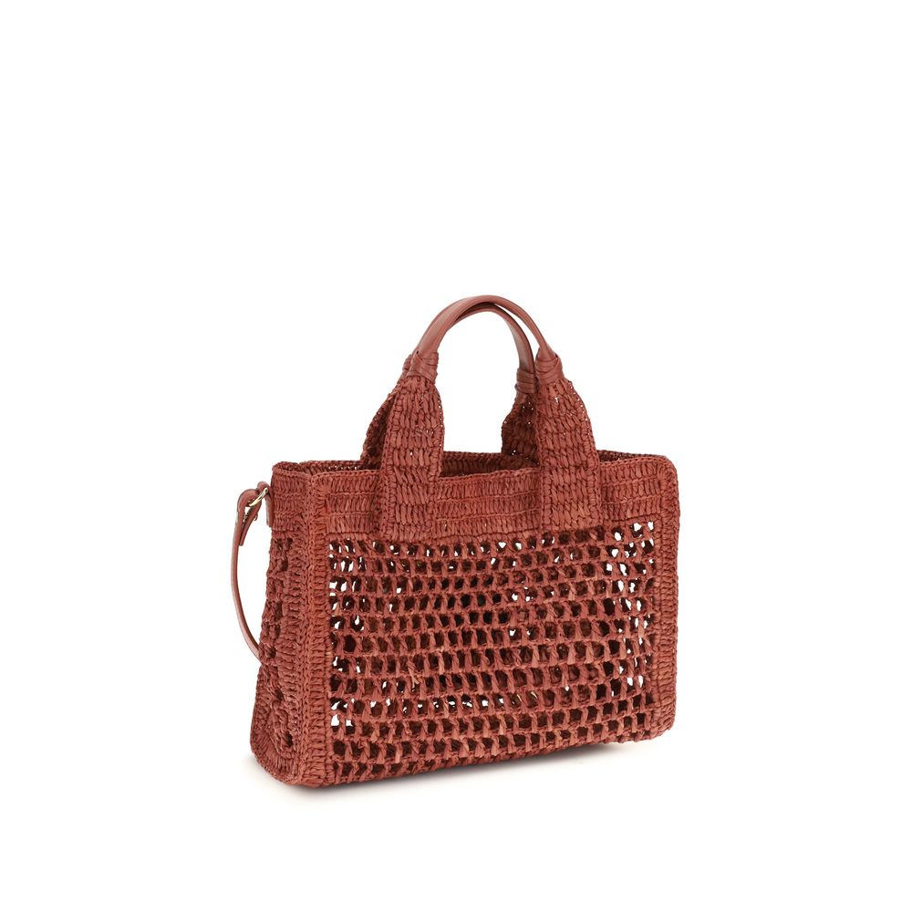Small Summer Banana East-West Tote Bag