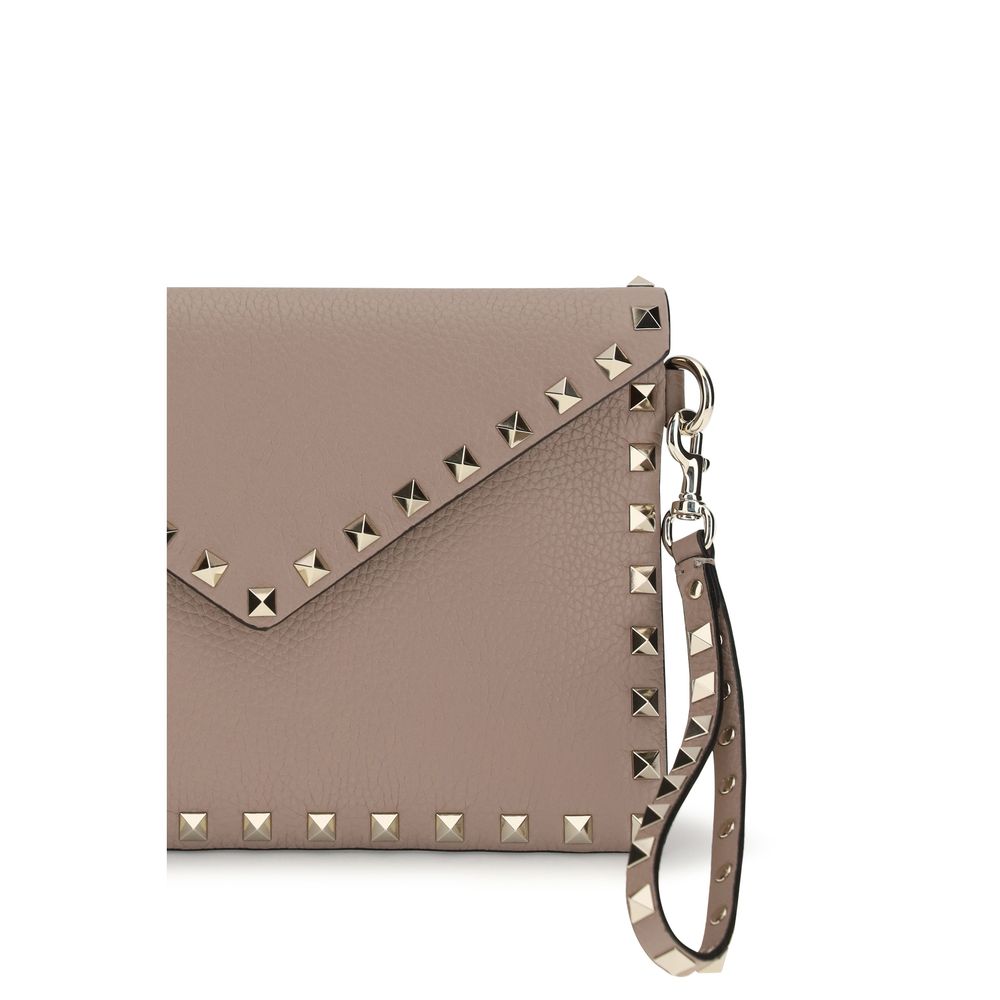 Rockstud Pouch In Leather