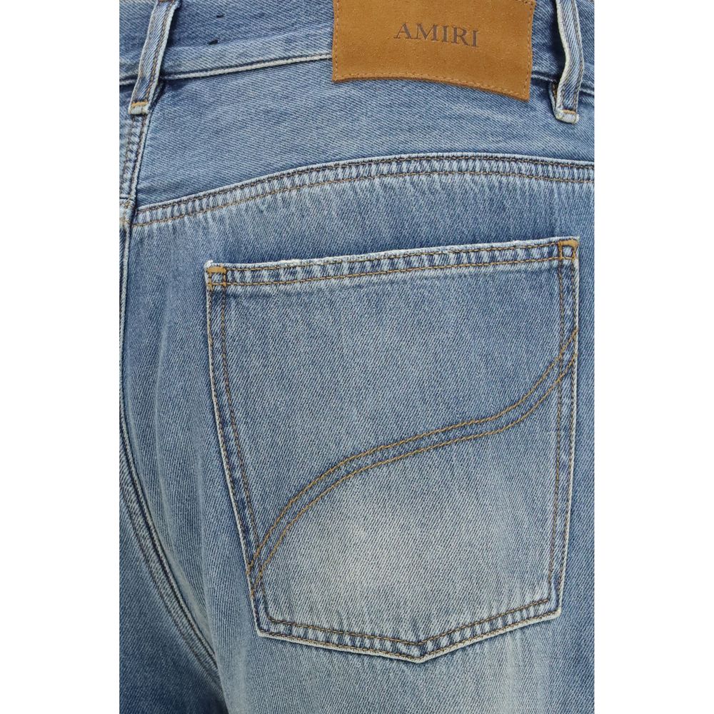 Slash Flared Distressed Jeans