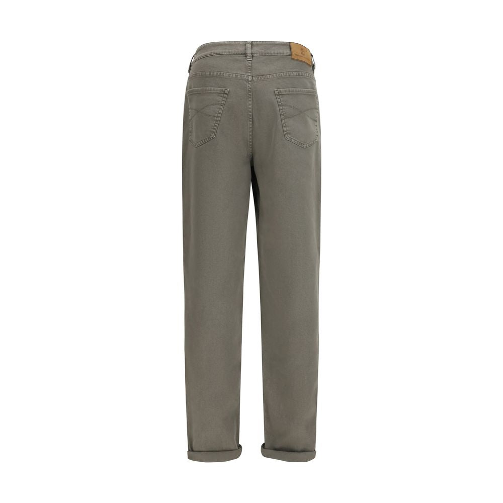 Jeans With Turn-Up Hem