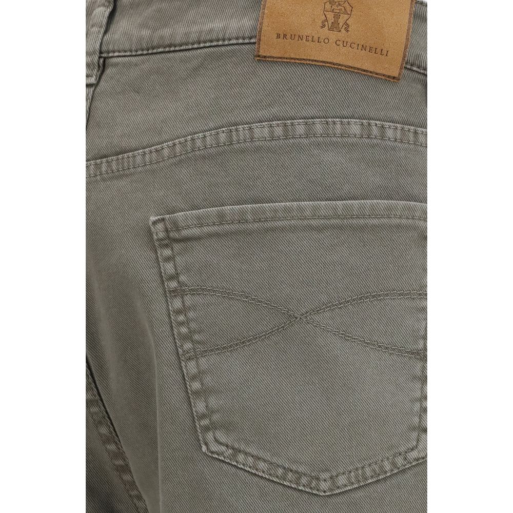 Jeans With Turn-Up Hem