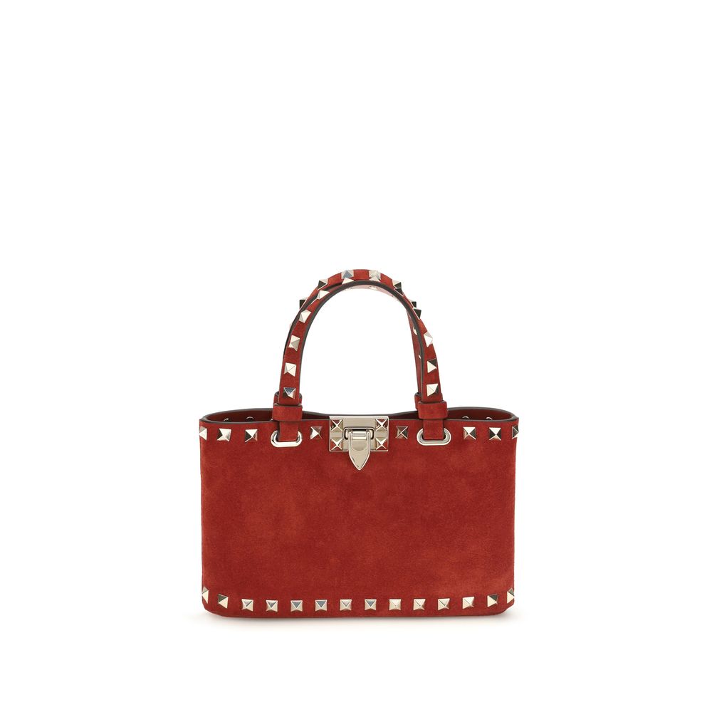 Suede Rockstud Mini Handbag