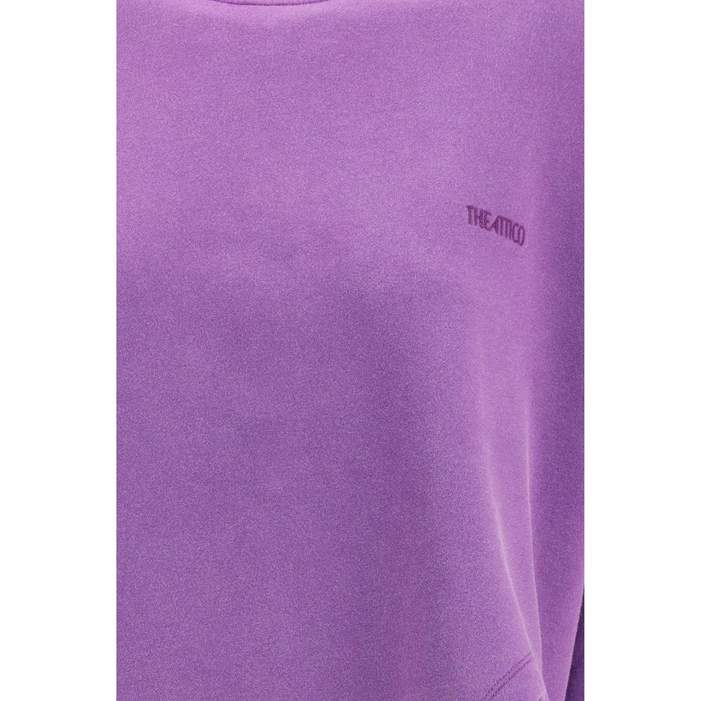 Oversized Cotton-Blend Jersey Sweatshirt