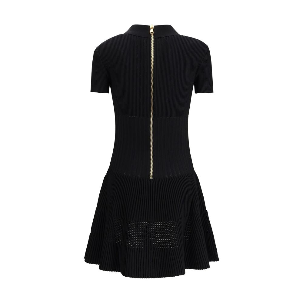 Flared Knit Mini Dress