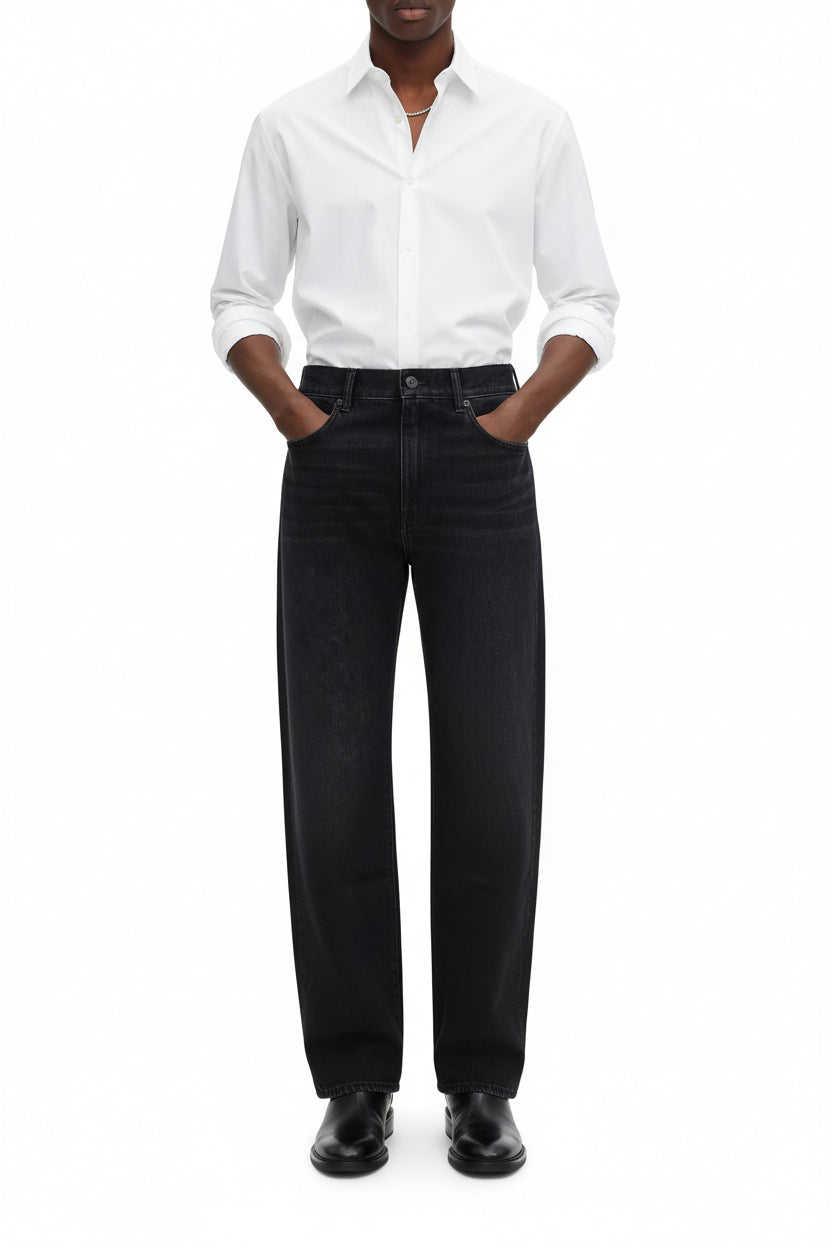 Black Cotton Jeans Denim