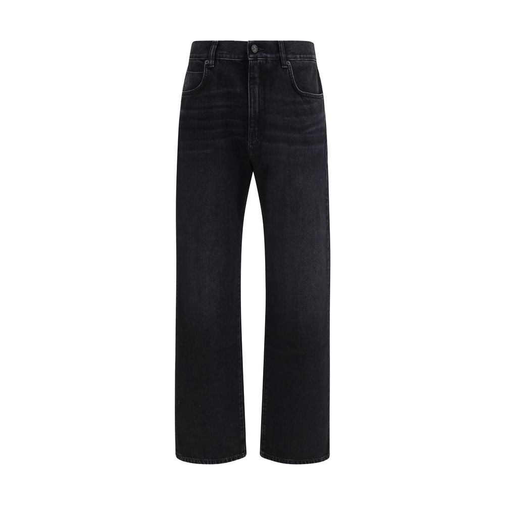 Black Cotton Jeans Denim