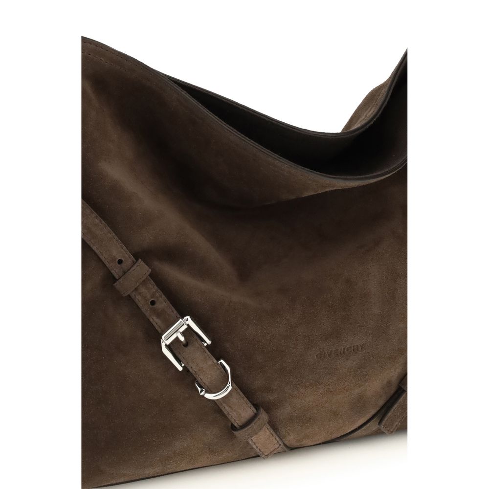 Medium Voyou Bag In Glossy Leather