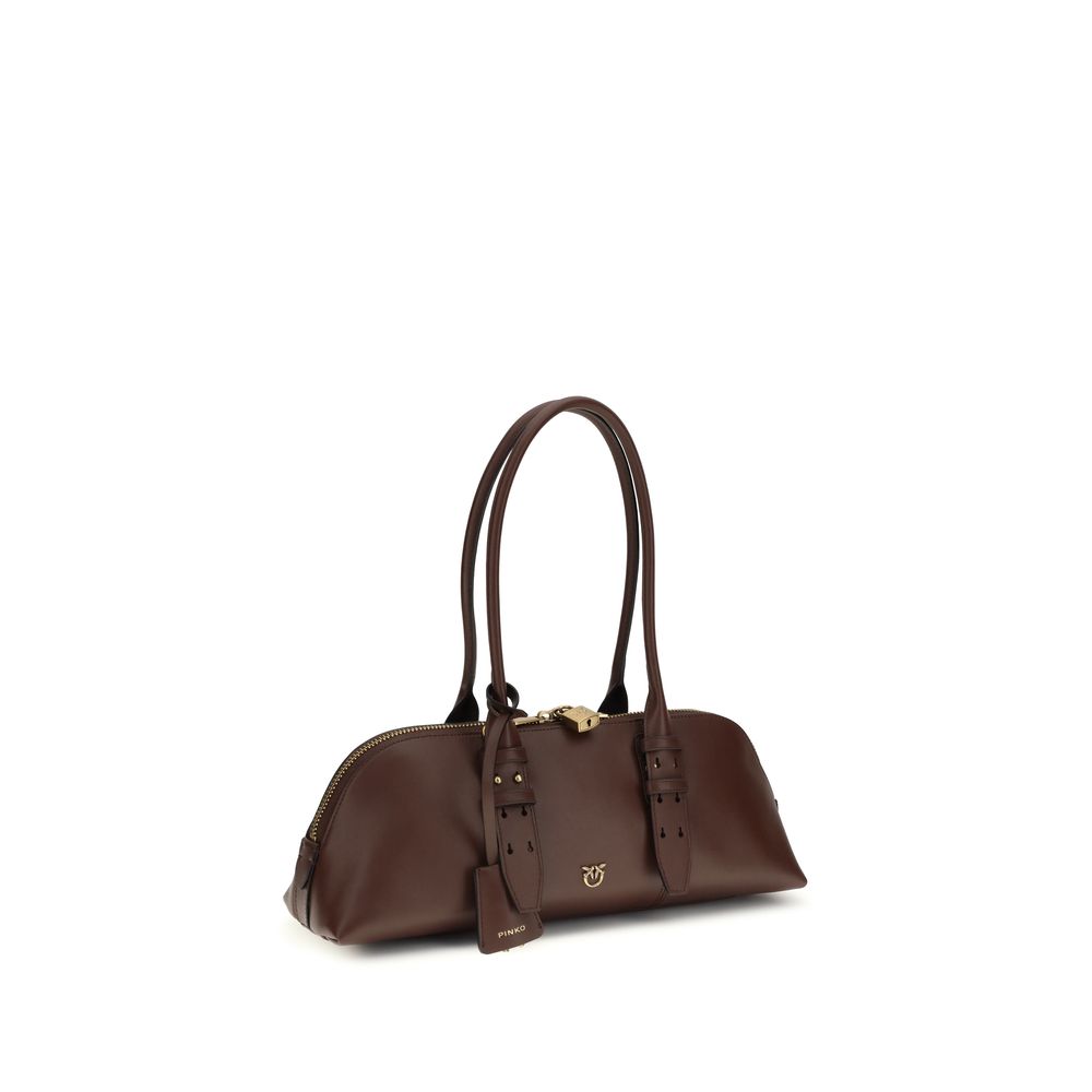 Large Bowling Baguette Shoulder Bag