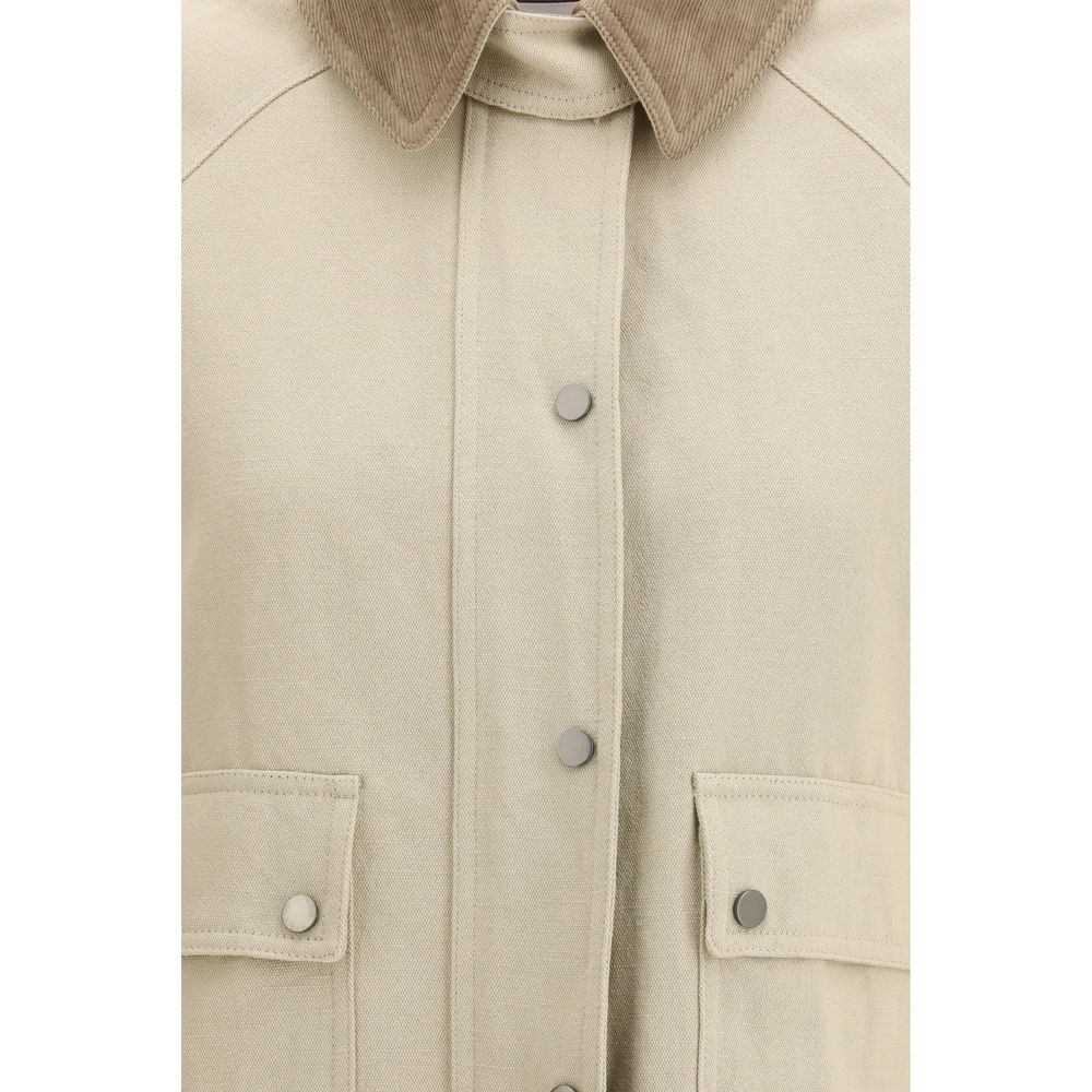 Cotton-Linen Canvas Jacket
