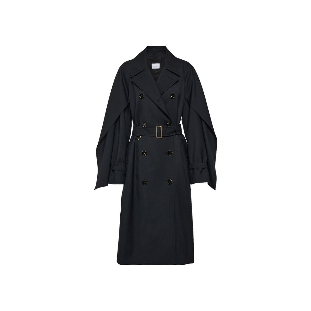 Black Polyester Coat