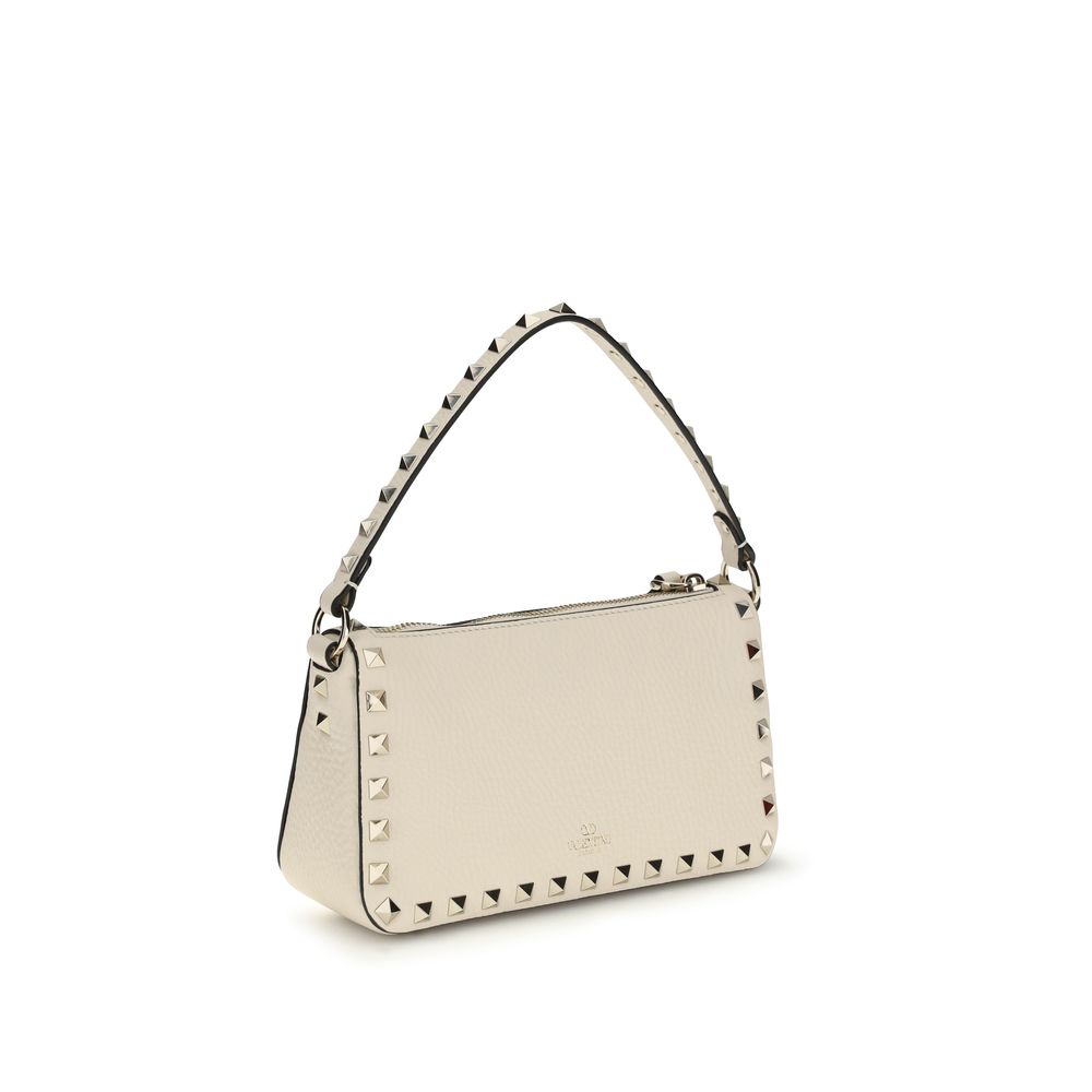 Beige Calf Leather Bos Taurus Shoulder Bag