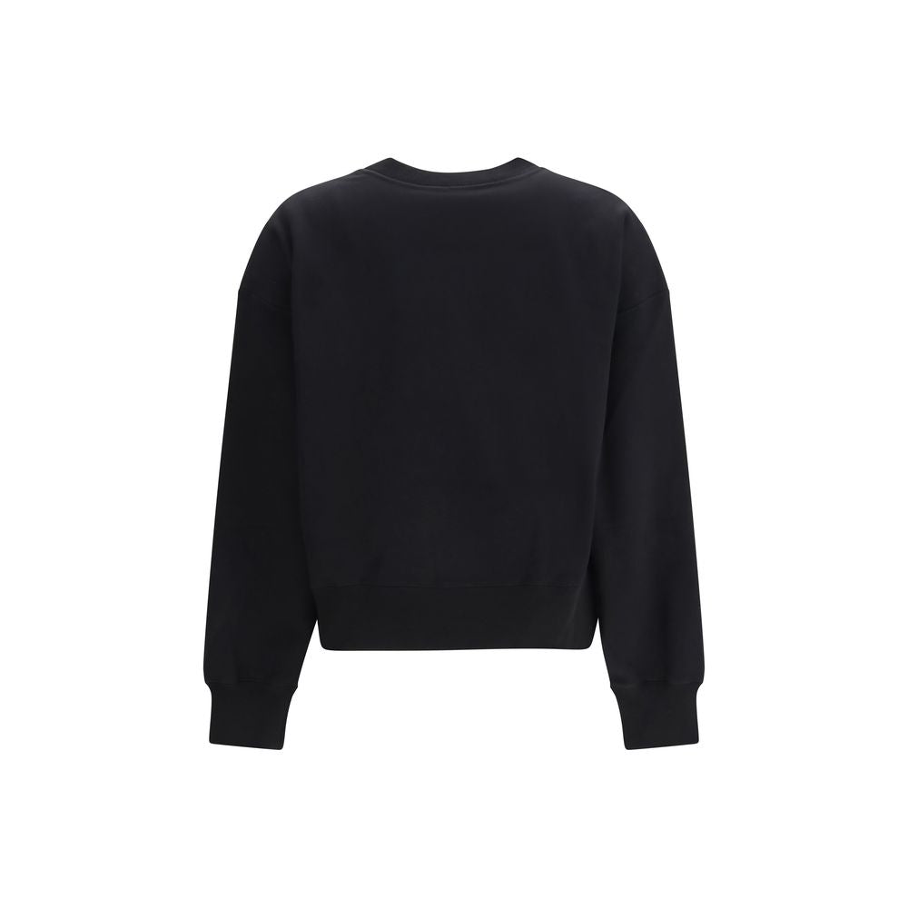 Black Cotton Sweatshirt