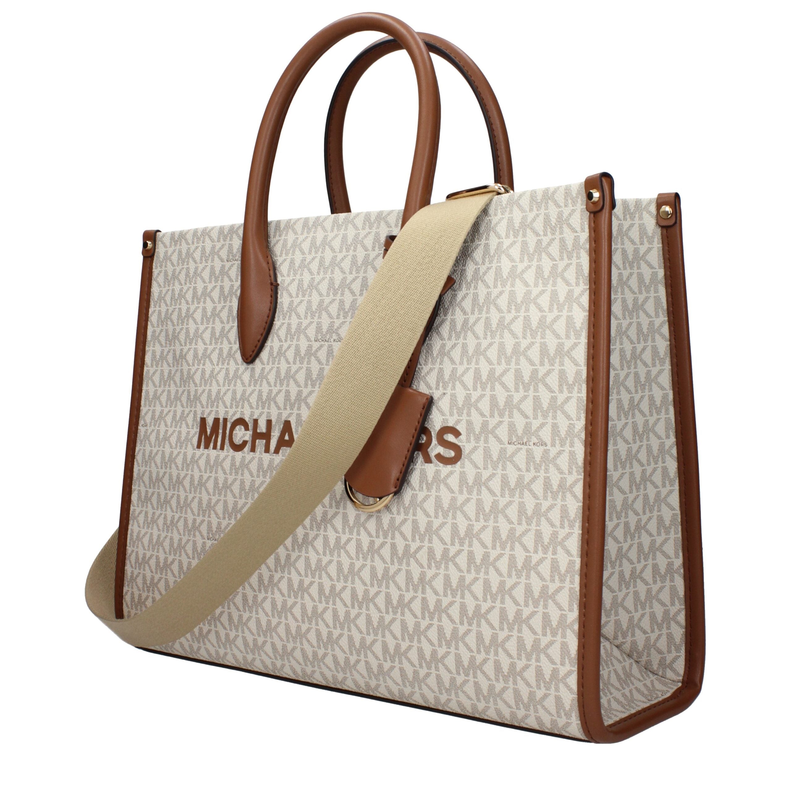 Beige Fabric Tote Bag