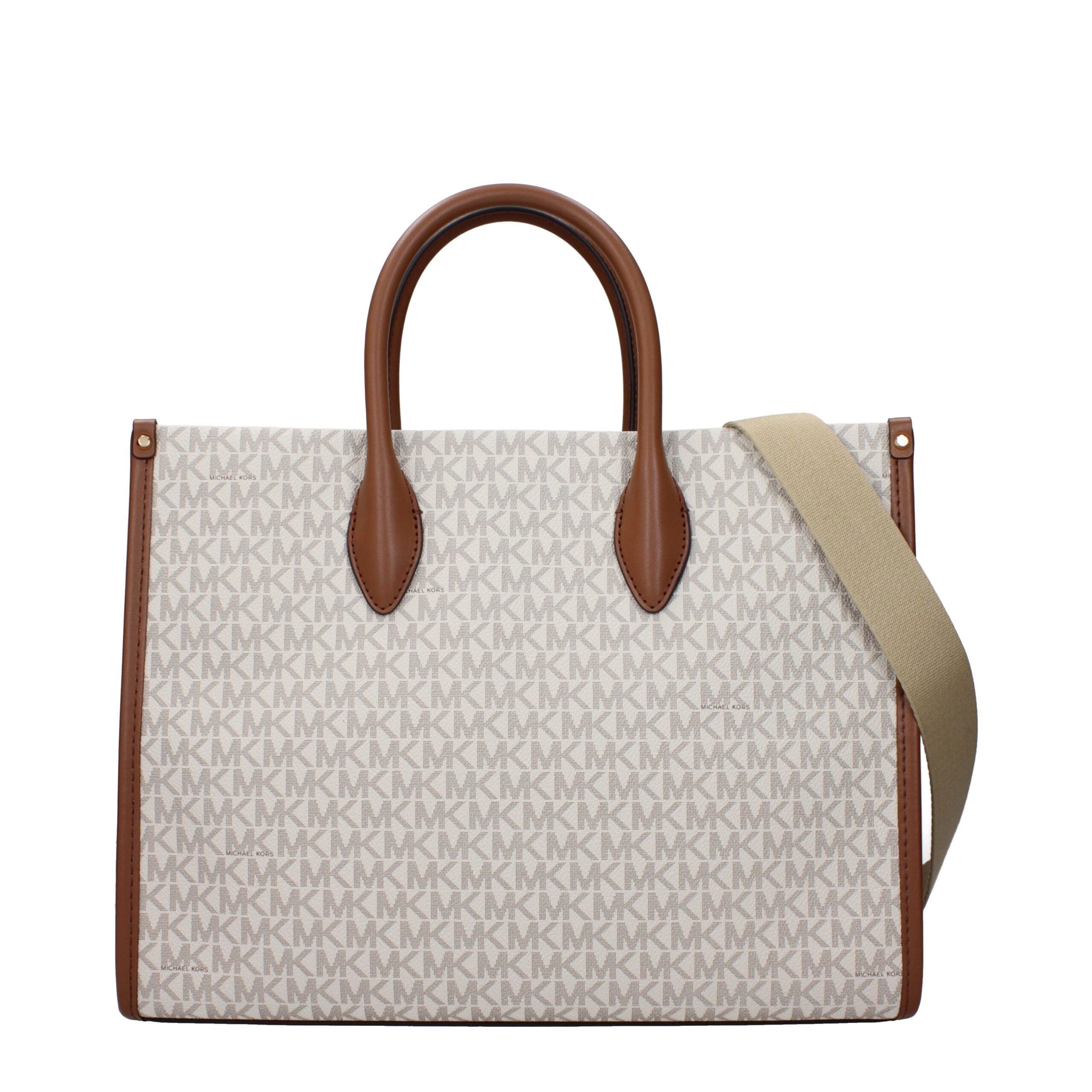 Beige Fabric Tote Bag