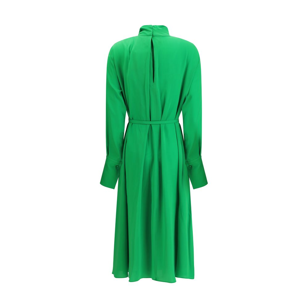 Silk Midi Dress