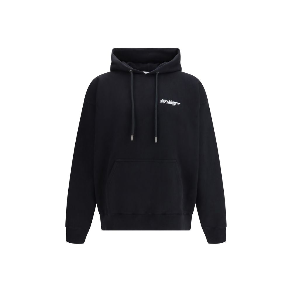 Black Cotton Hoodie