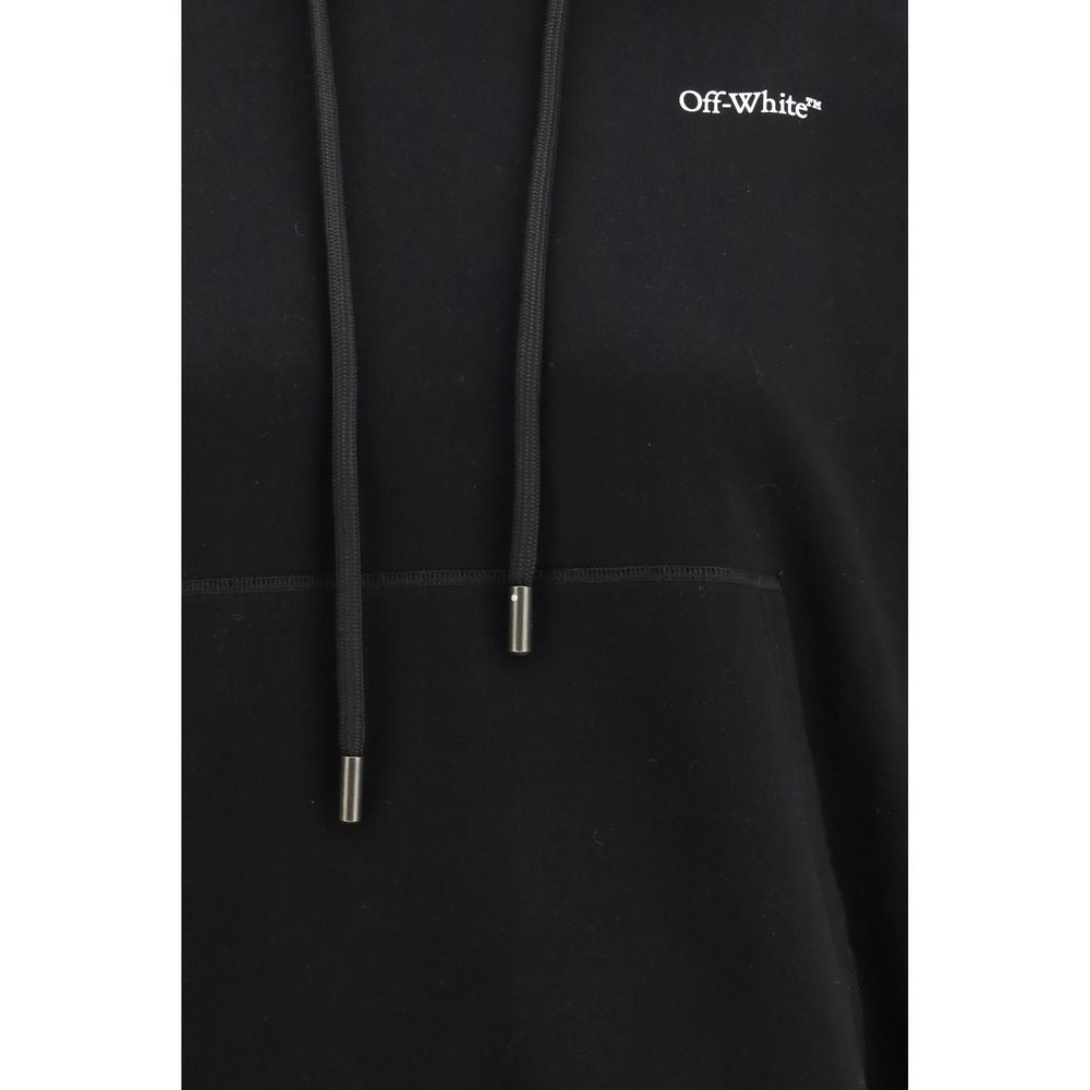 Black Cotton Hoodie