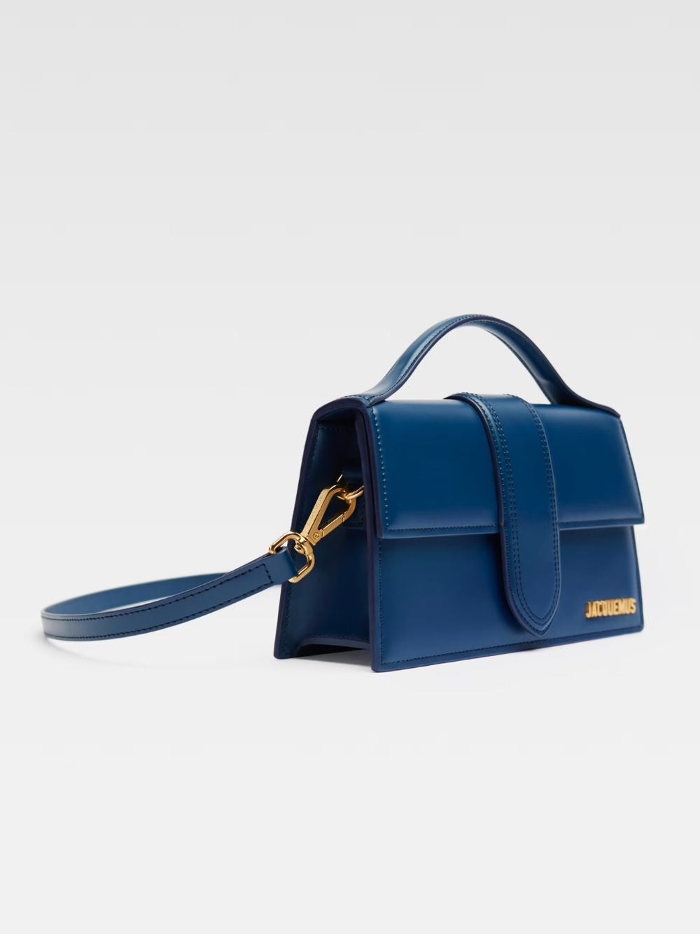Dark Navy Leather Le Grand Bambino Handbag