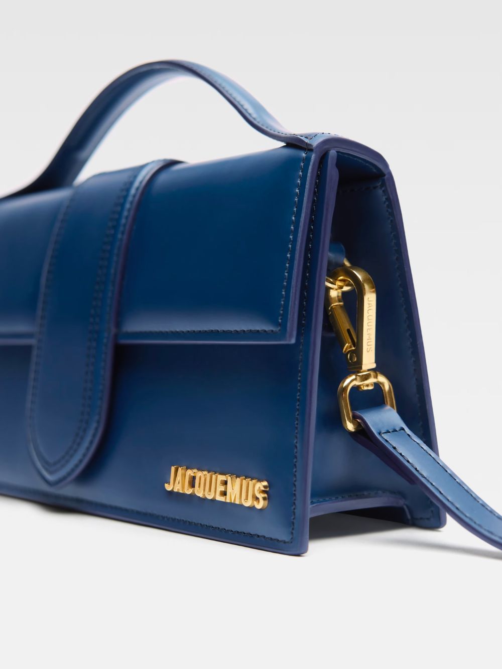 Dark Navy Leather Le Grand Bambino Handbag