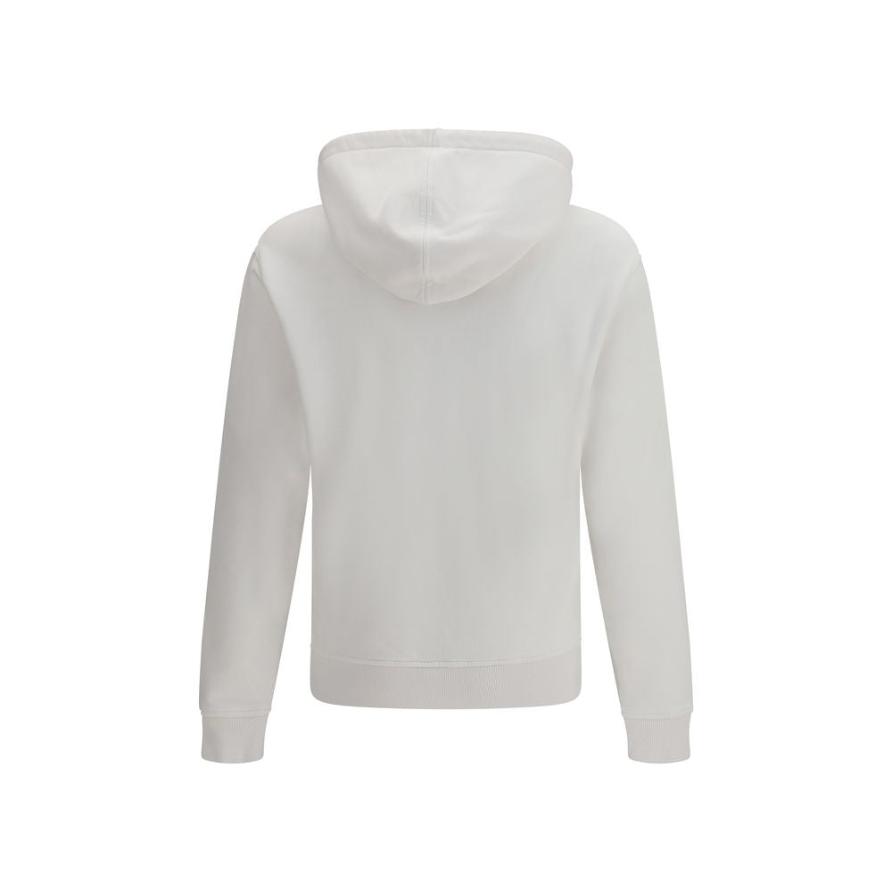 White Cotton Hoodie