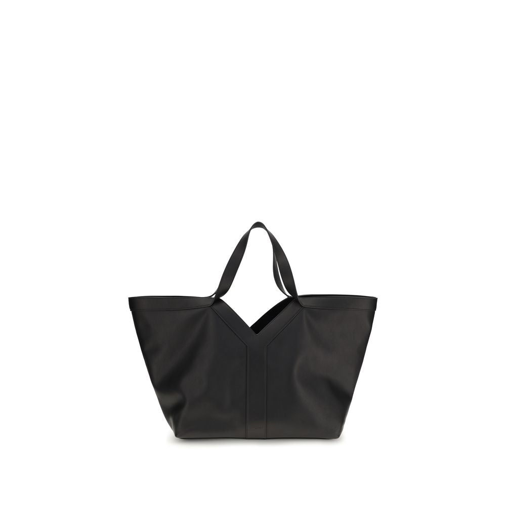 Black Calf Leather Bos Taurus Tote Bag