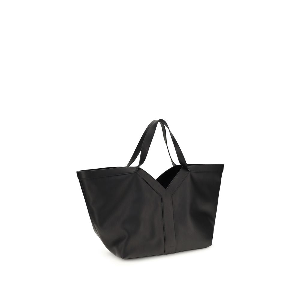 Black Calf Leather Bos Taurus Tote Bag