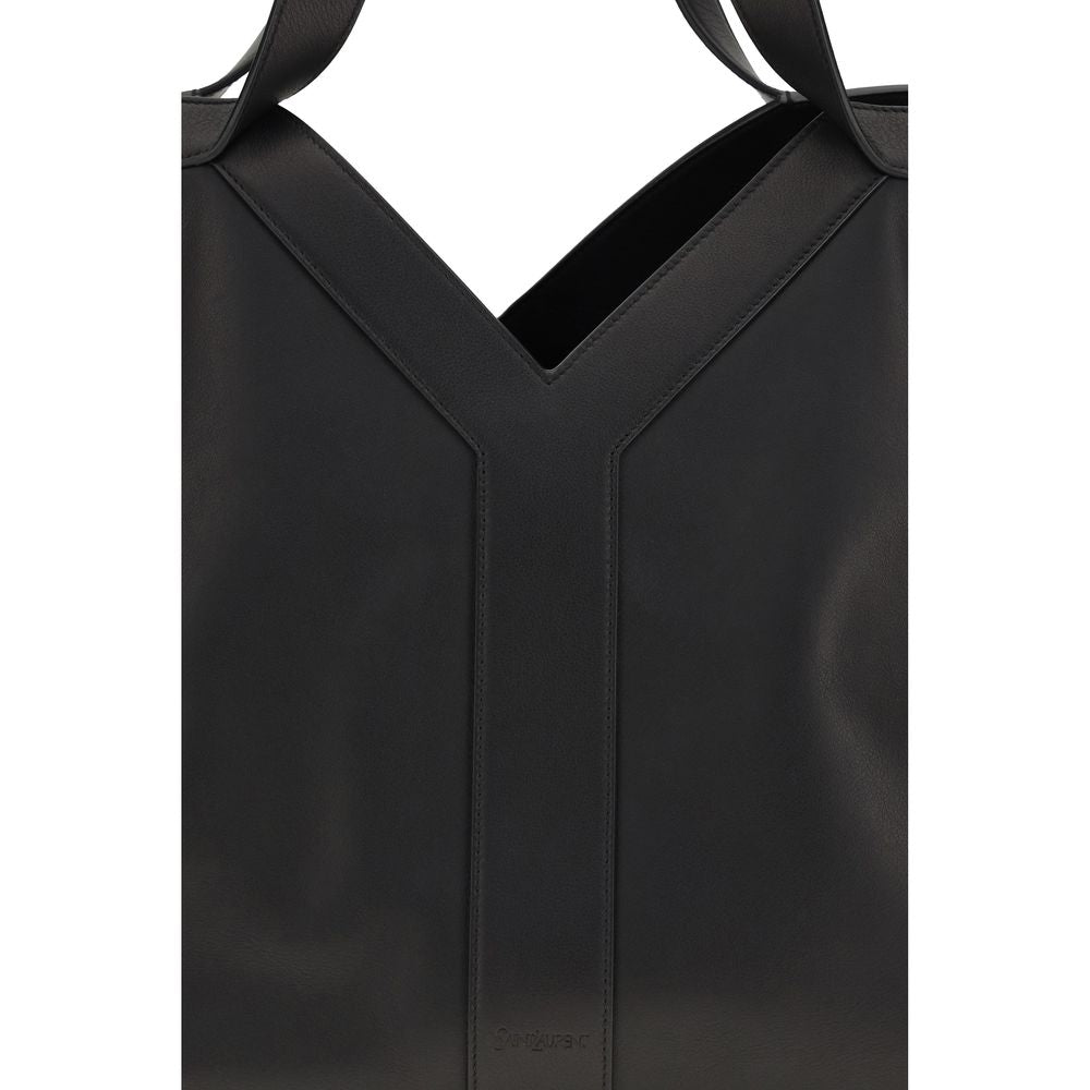 Black Calf Leather Bos Taurus Tote Bag