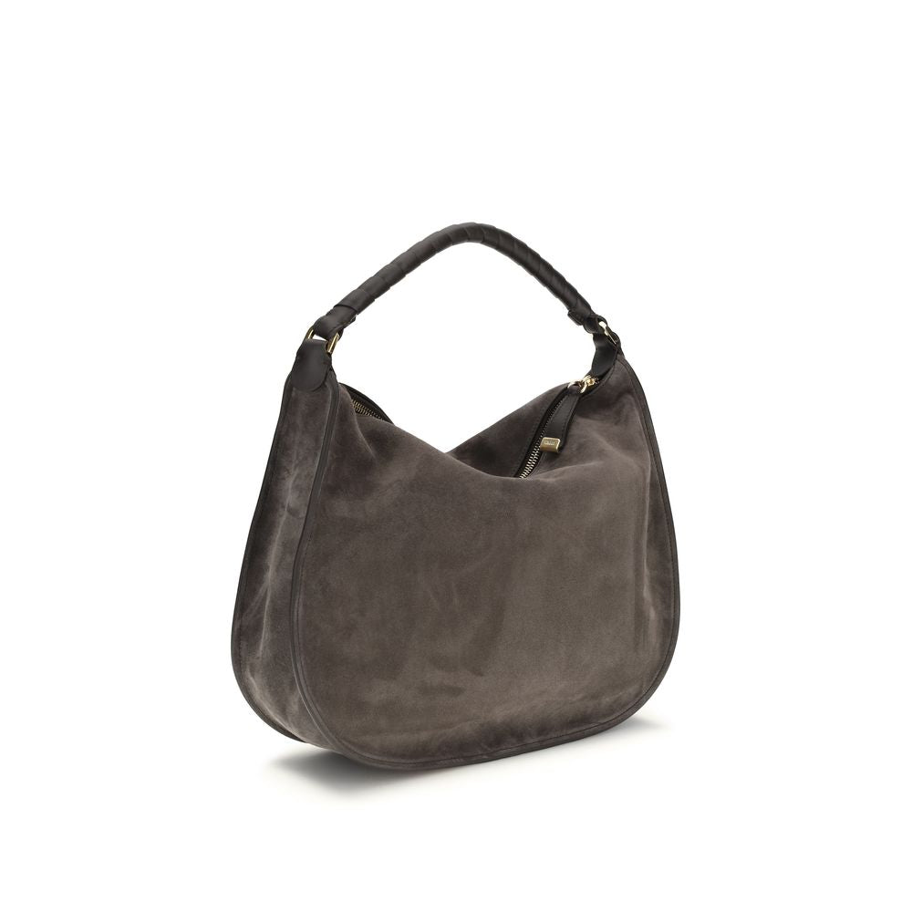Marcie Suede Leather Shoulder Bag