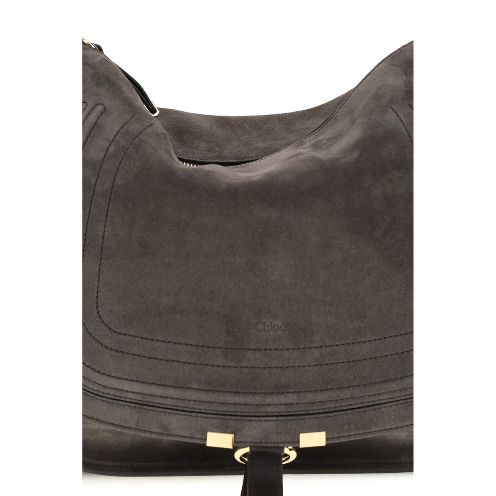 Marcie Suede Leather Shoulder Bag