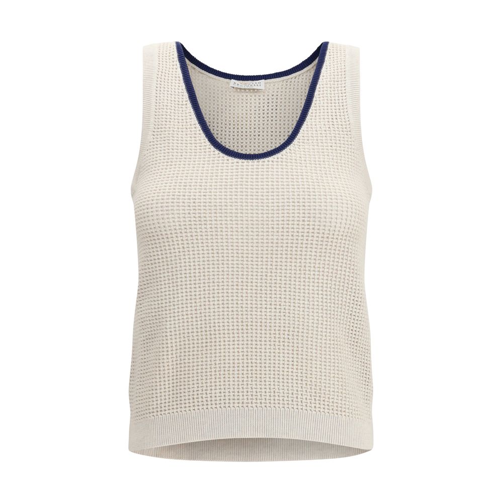 Beige Cotton Top