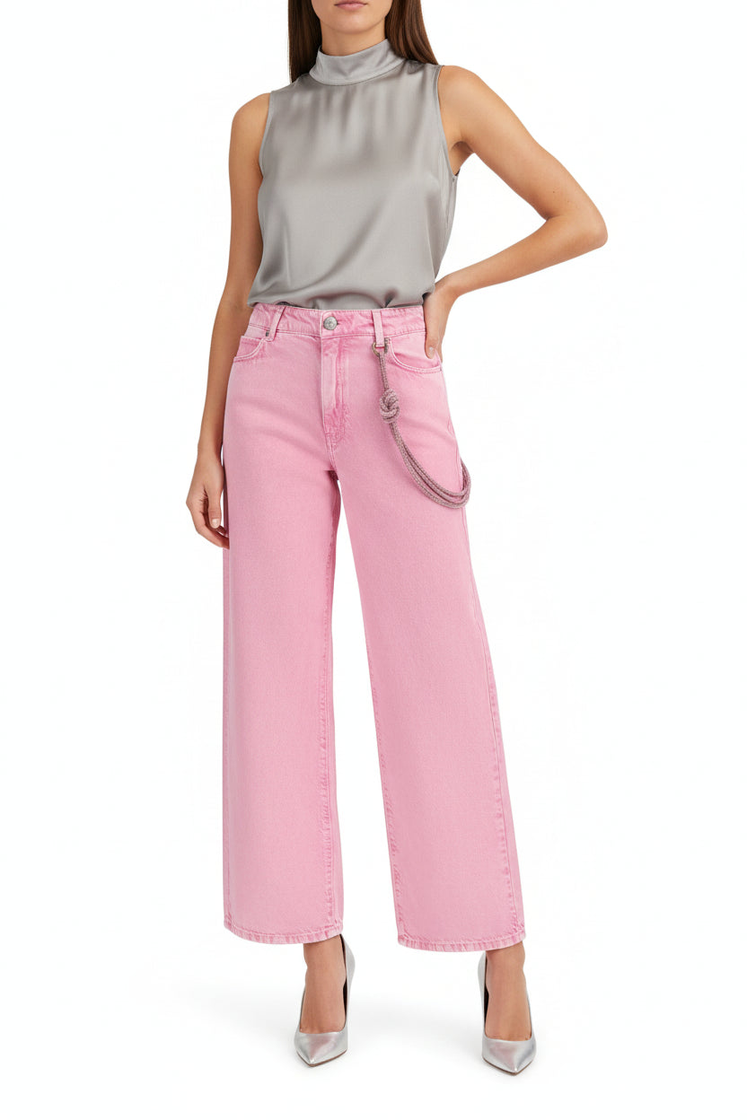 Multicolor Cotton Relaxed Fit Jeans