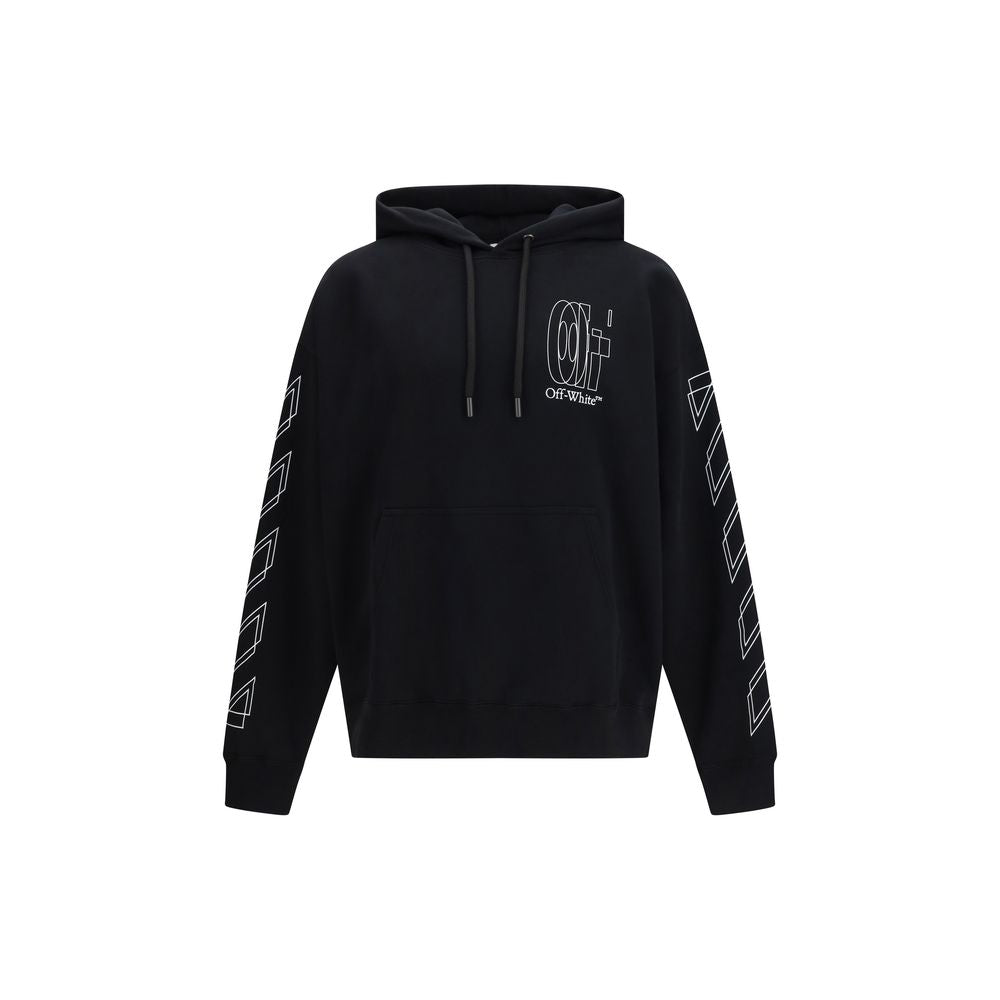 Black Cotton Hoodie