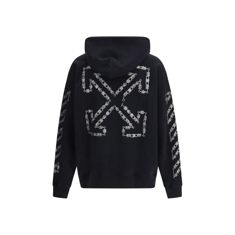 Black Cotton Hoodie