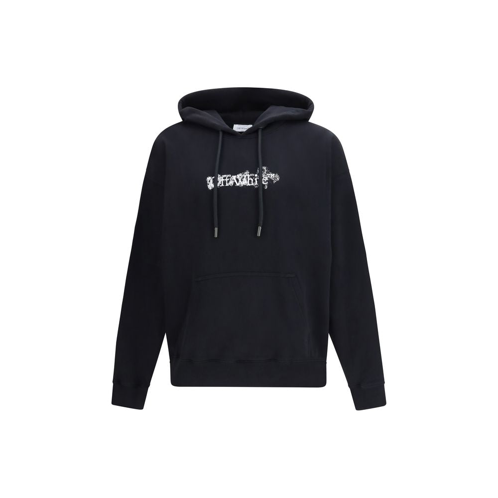 Black Cotton Hoodie