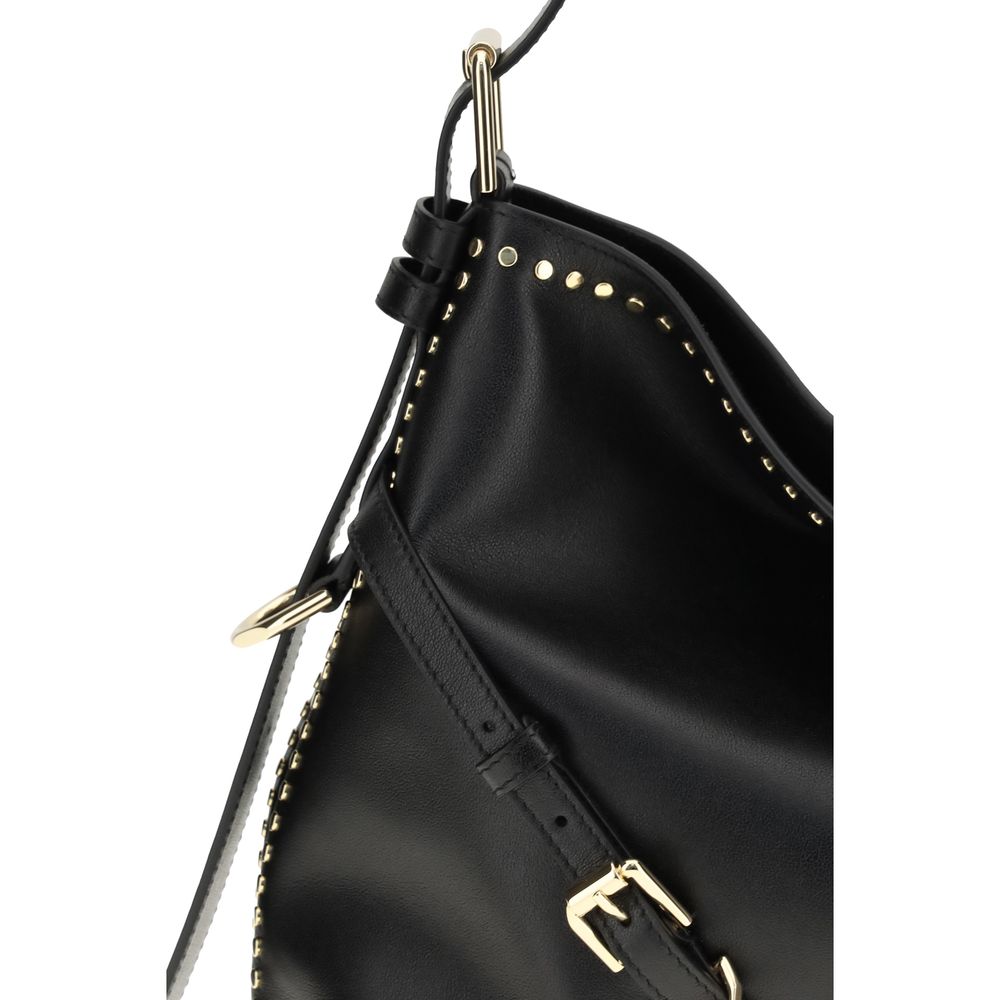 Black Calf Leather Bos Taurus Shoulder Bag