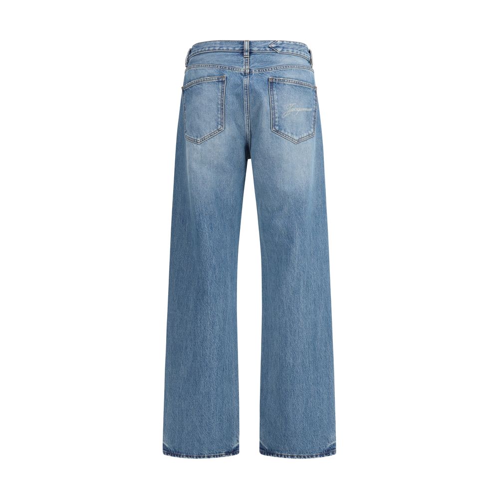 Blue Cotton Jeans Denim