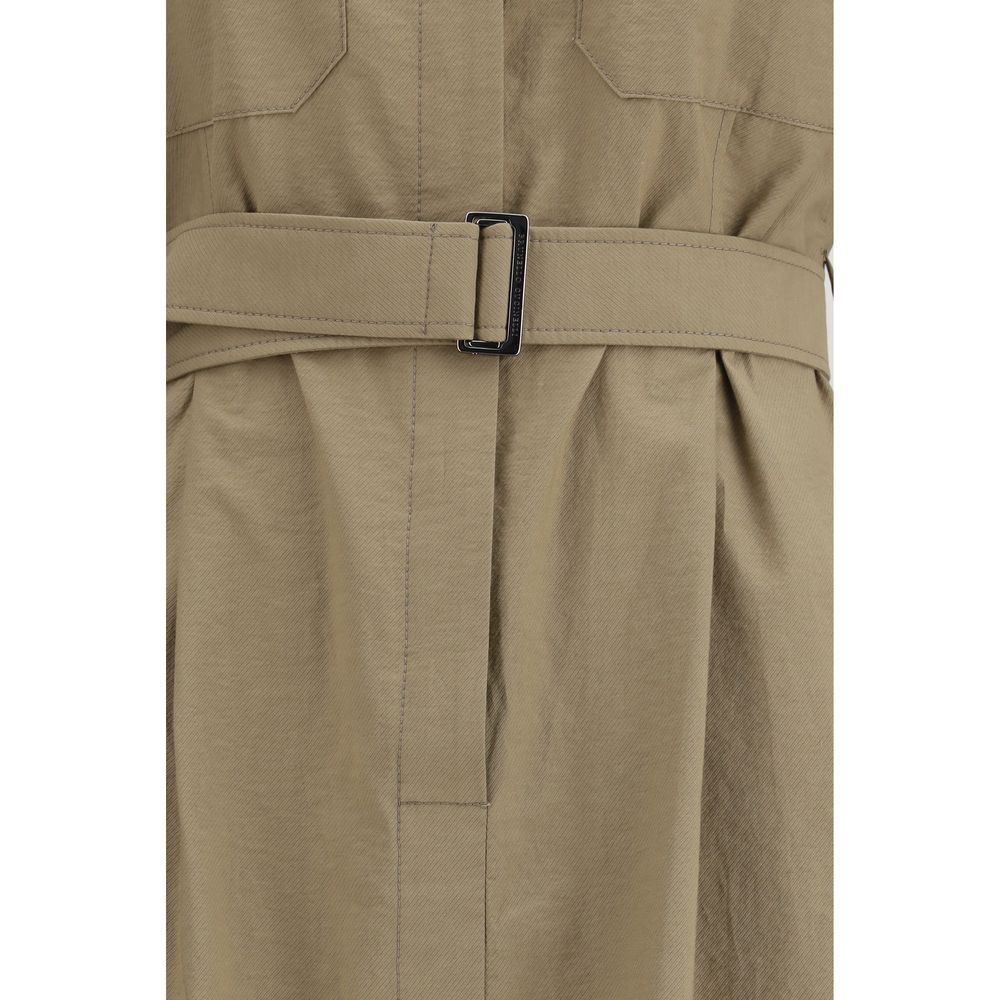 Pocket Belted Midi Dress