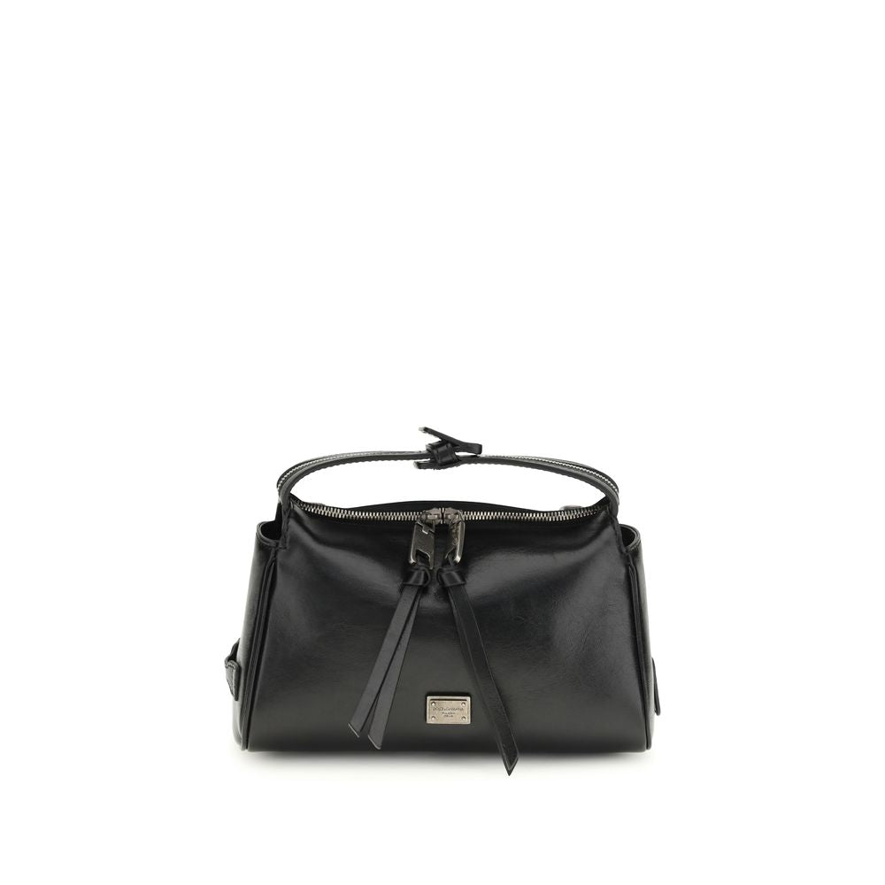 Black Calf Leather Bos Taurus Shoulder Bag