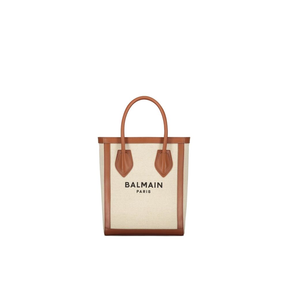 Brown Cotton Tote Bag