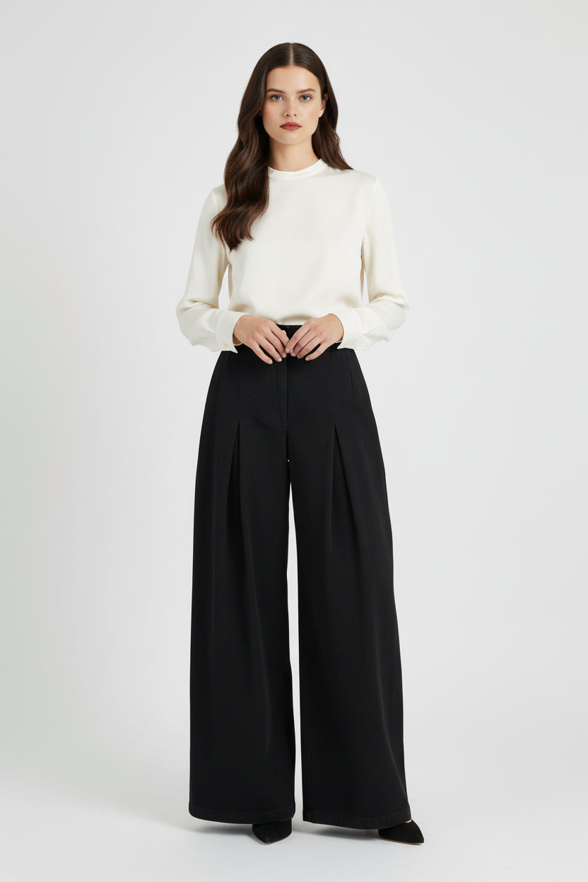 Black Cotton Jeans Denim