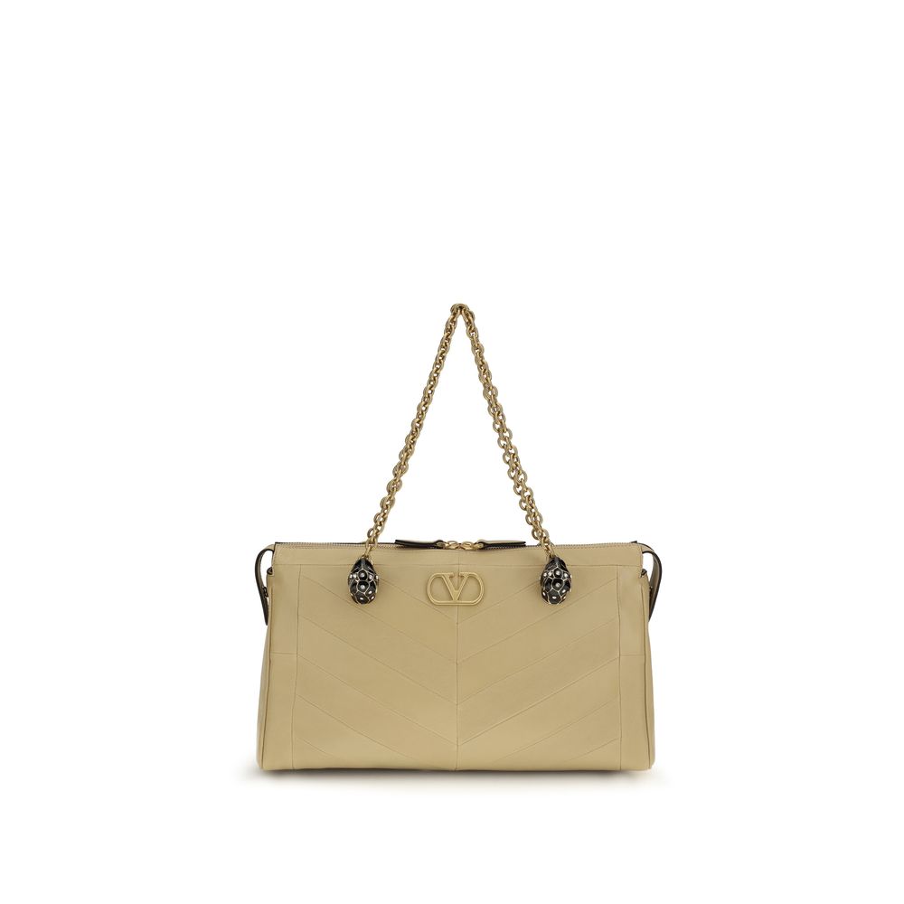 Beige Lamb Ovis Aries Aries Shoulder Bag