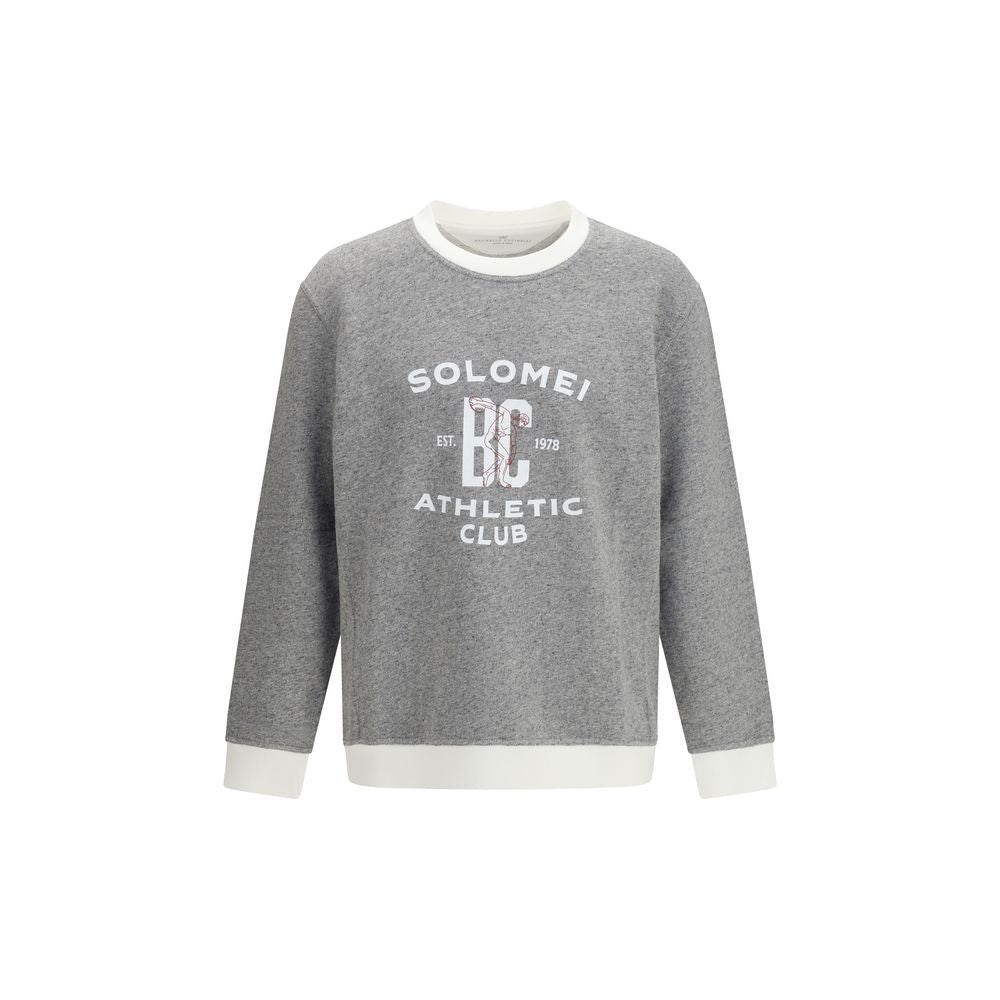 Gray Cotton Sweatshirt
