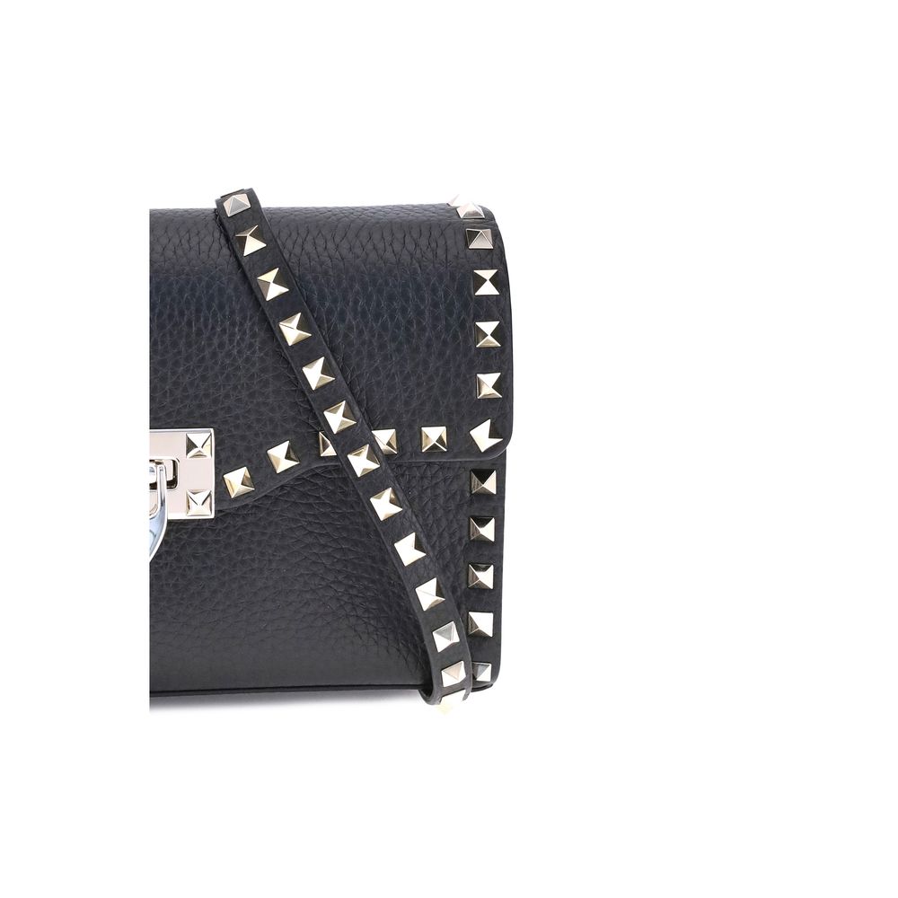 Rockstud Leather Shoulder Bag