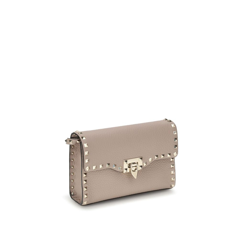 Rockstud Leather Shoulder Bag
