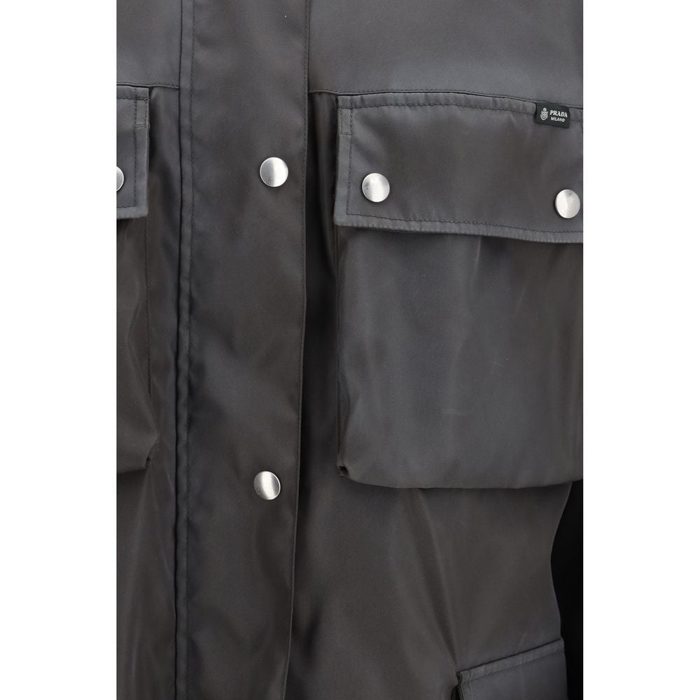 Re-Nylon Jacket With Flap Pockets