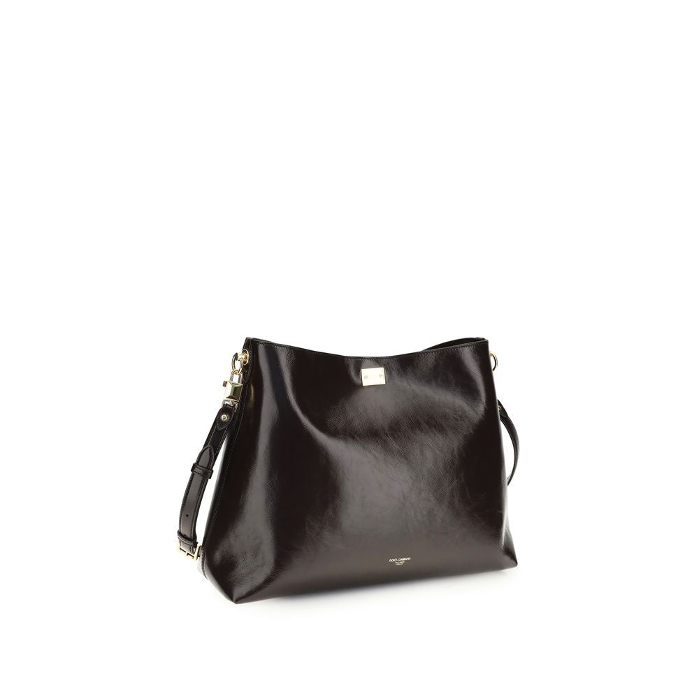 Large Vittoria Leather Shoulder Bag