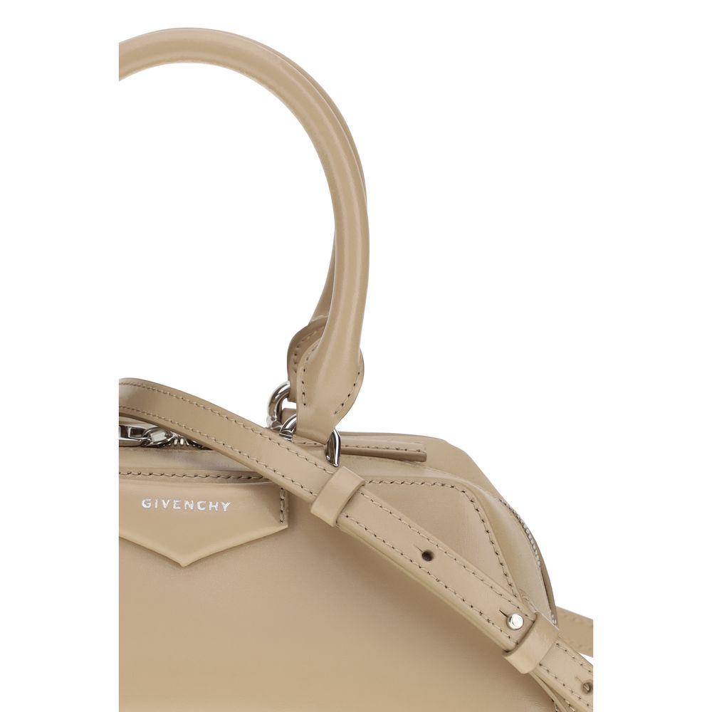 Antigona East-West Mini Leather Box Handbag
