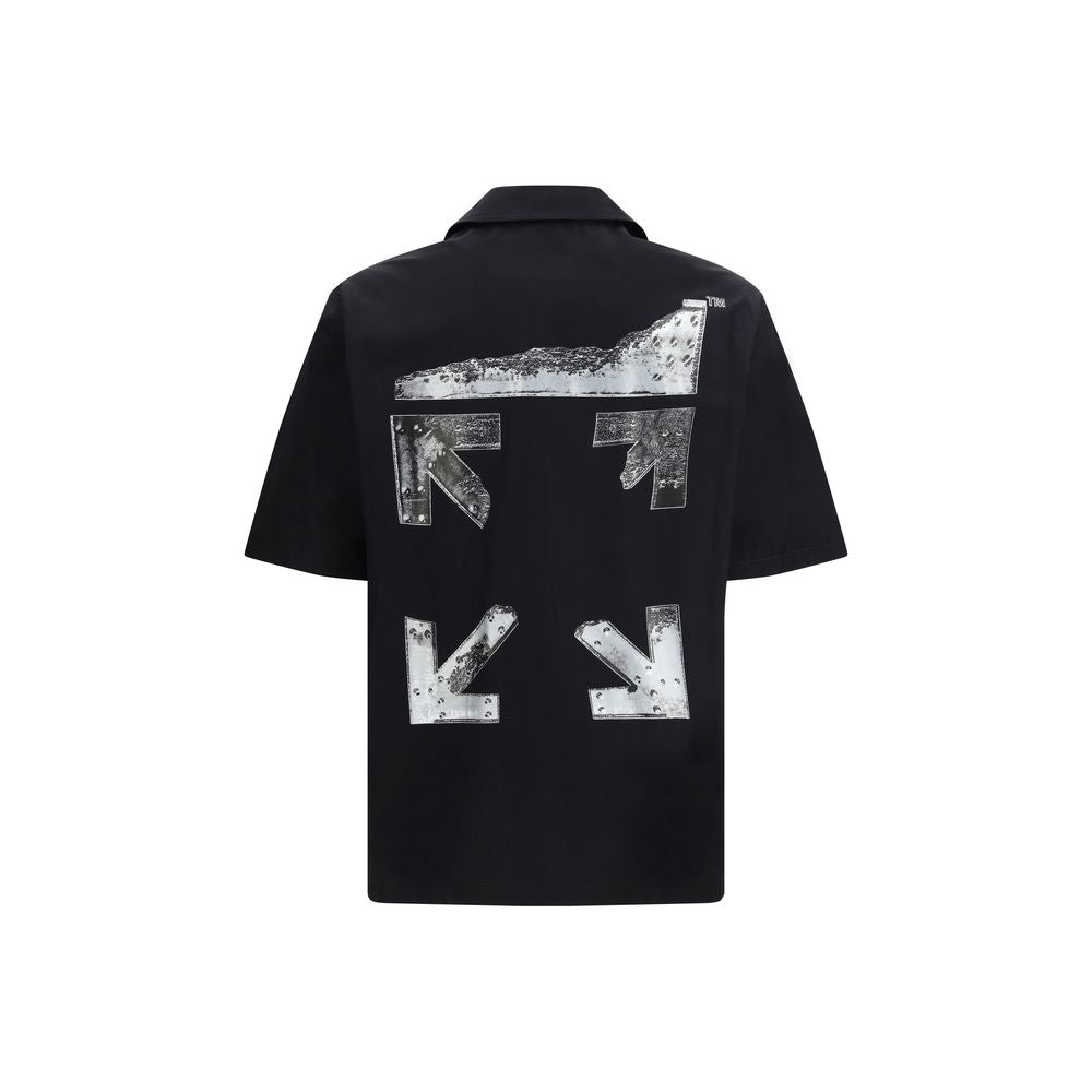 Metal Arrows Pop Bowling Shirt With Short Sleeves