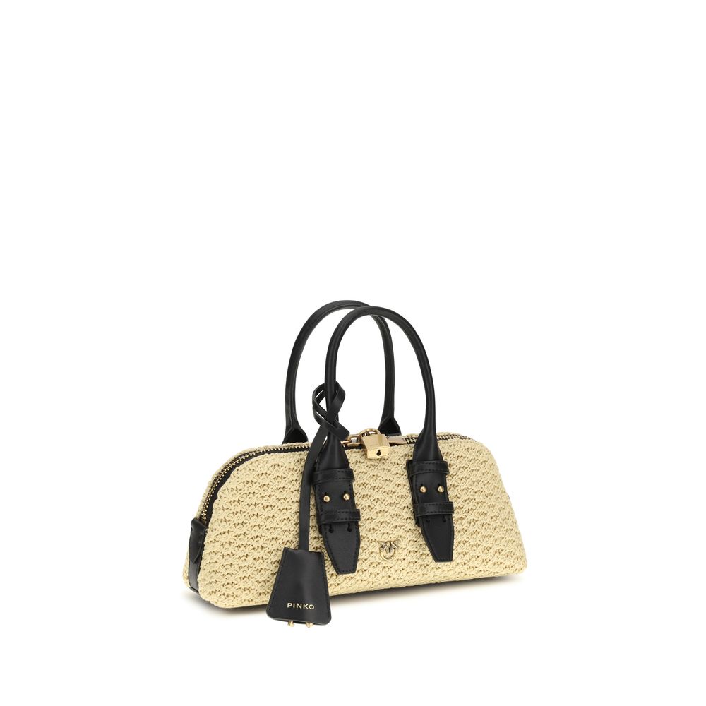 Escape Horizontal Raffia Handbag